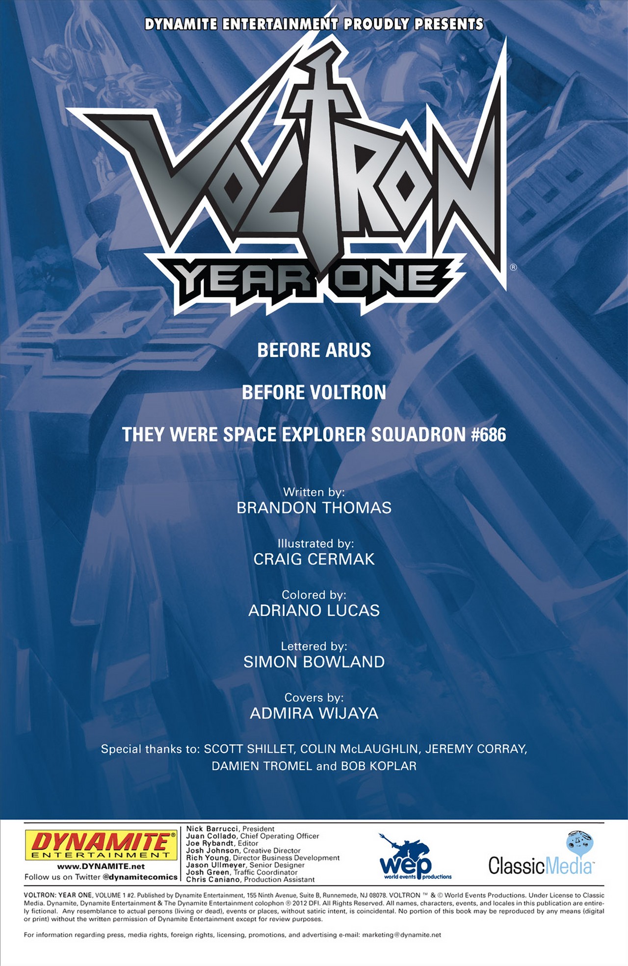 Voltron: Year One Issue #2 - Page 2