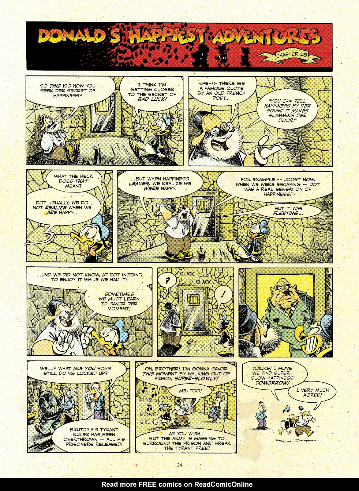 Walt Disney's Donald Duck: Donald's Happiest Adventures Full - Page 34
