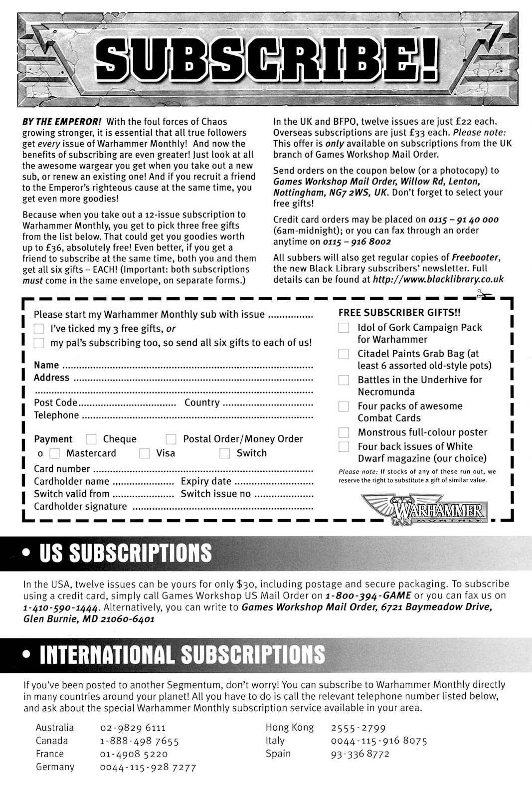 Warhammer Monthly Gratis Birthday Issue Full - Page 2