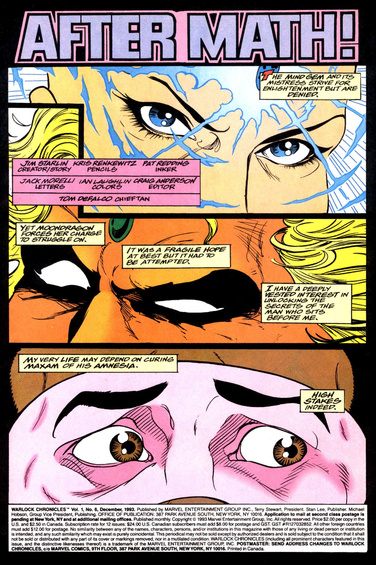 Warlock Chronicles Issue #6 - Page 2