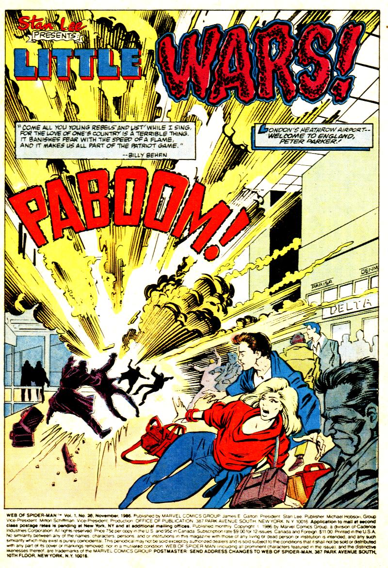 Web of Spider-Man (1985) Issue #20 - Page 2