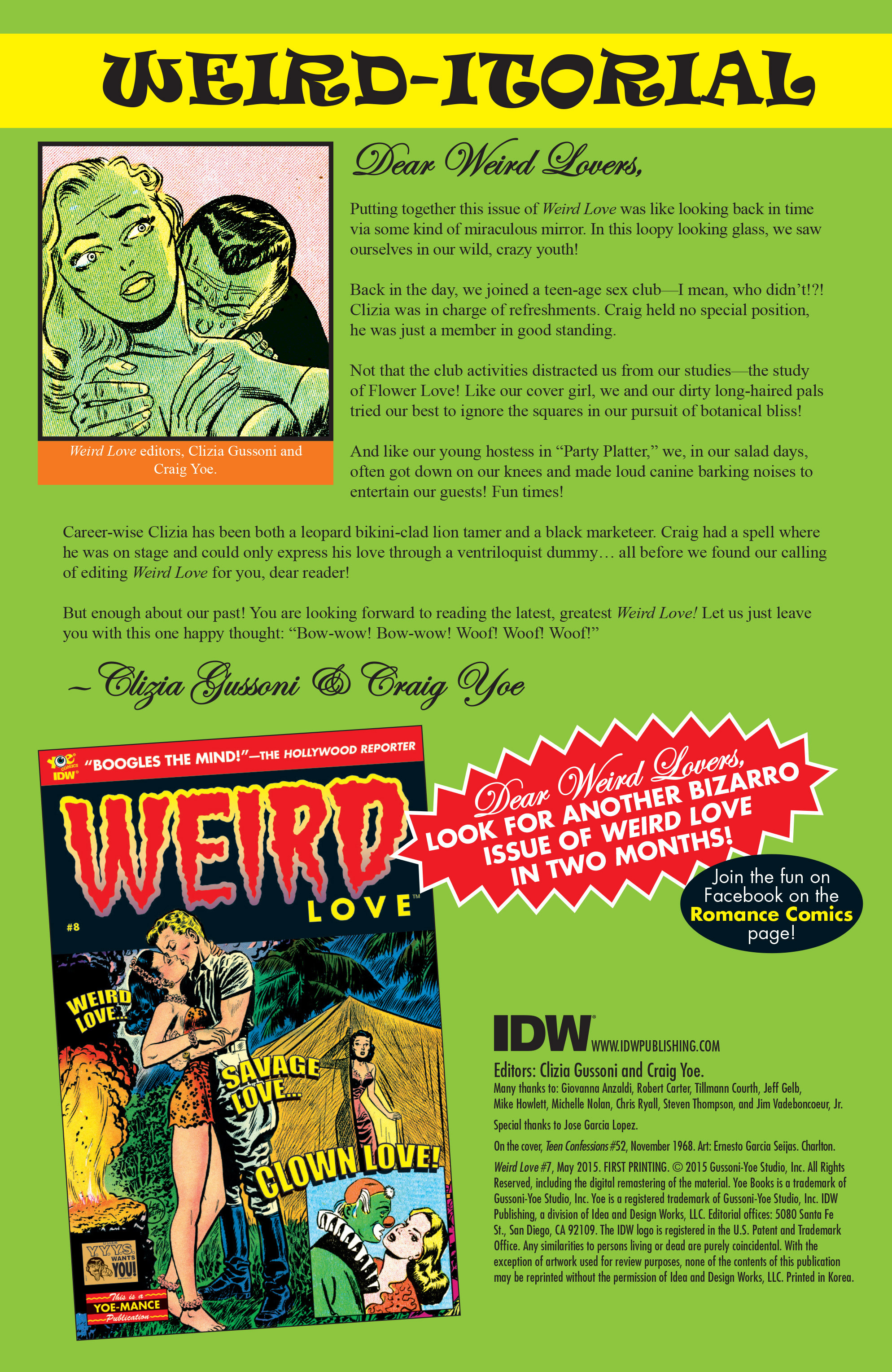 Weird Love Issue #7 - Page 2