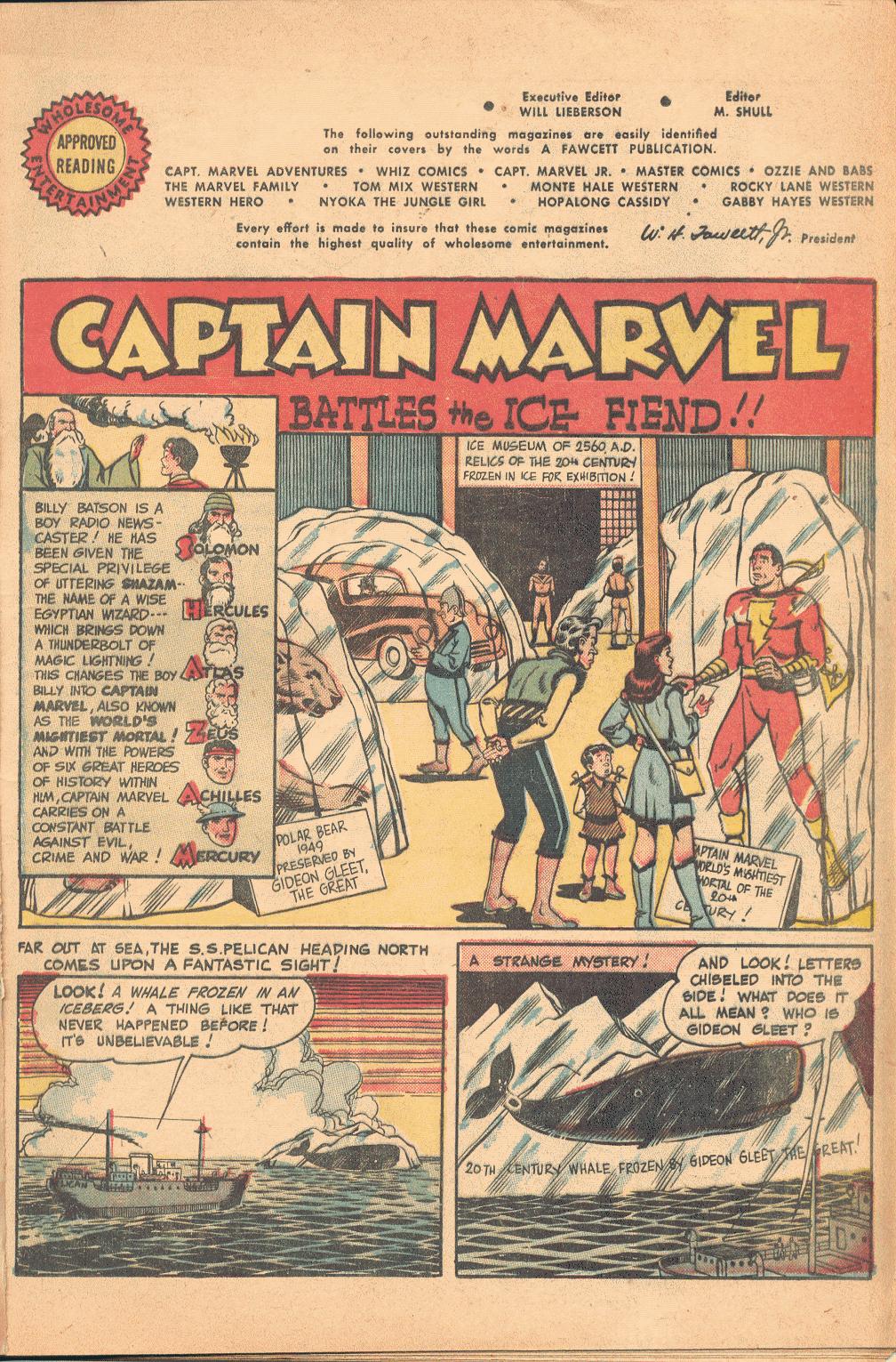WHIZ Comics Issue #110 - Page 3