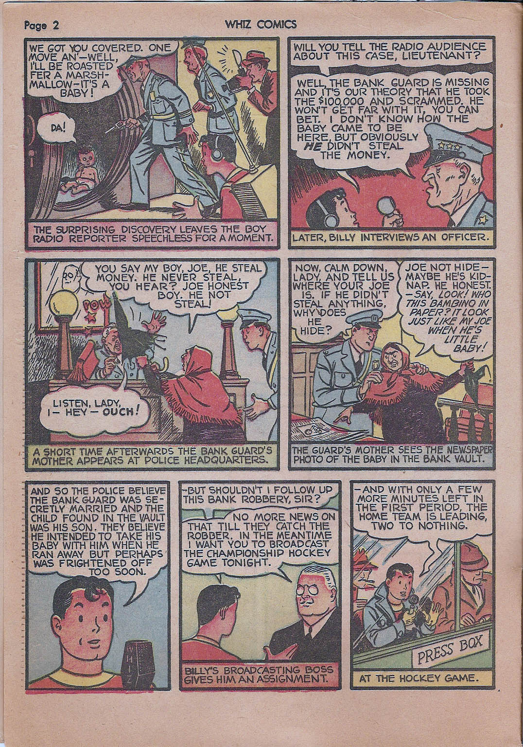 WHIZ Comics Issue #13 - Page 4