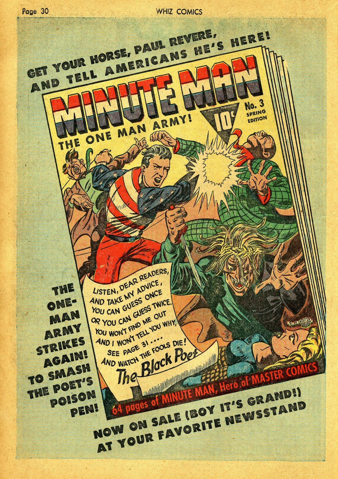 WHIZ Comics Issue #26 - Page 30