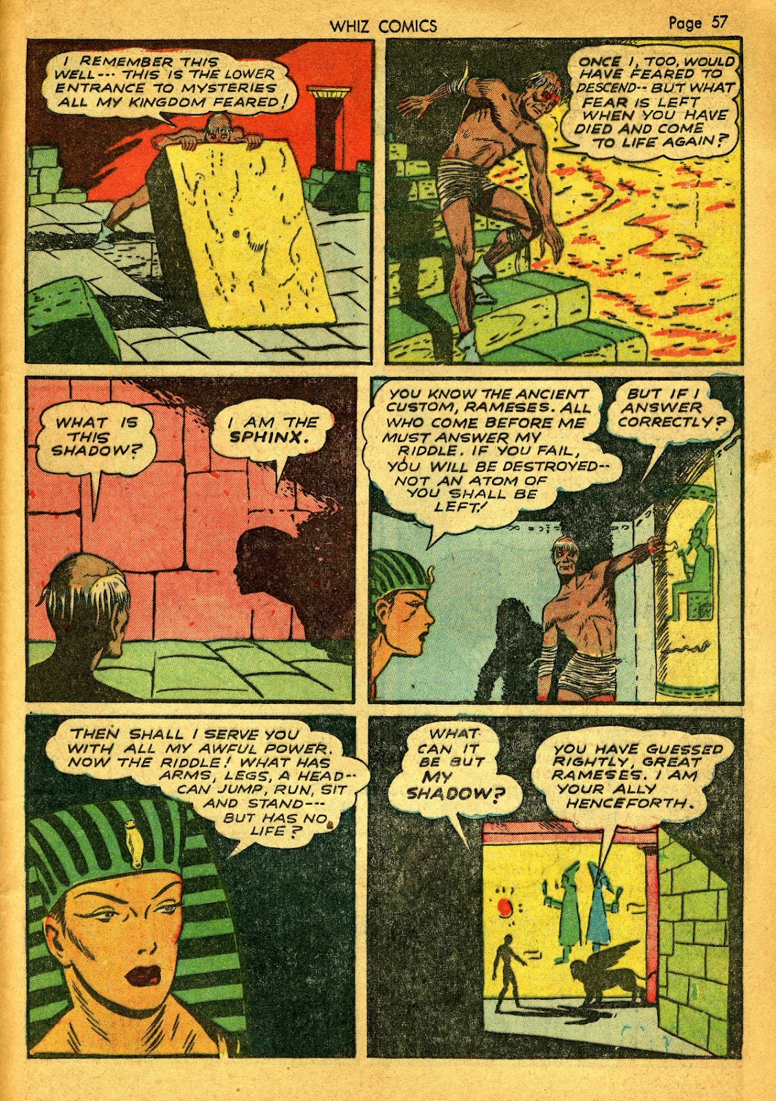 WHIZ Comics Issue #26 - Page 57