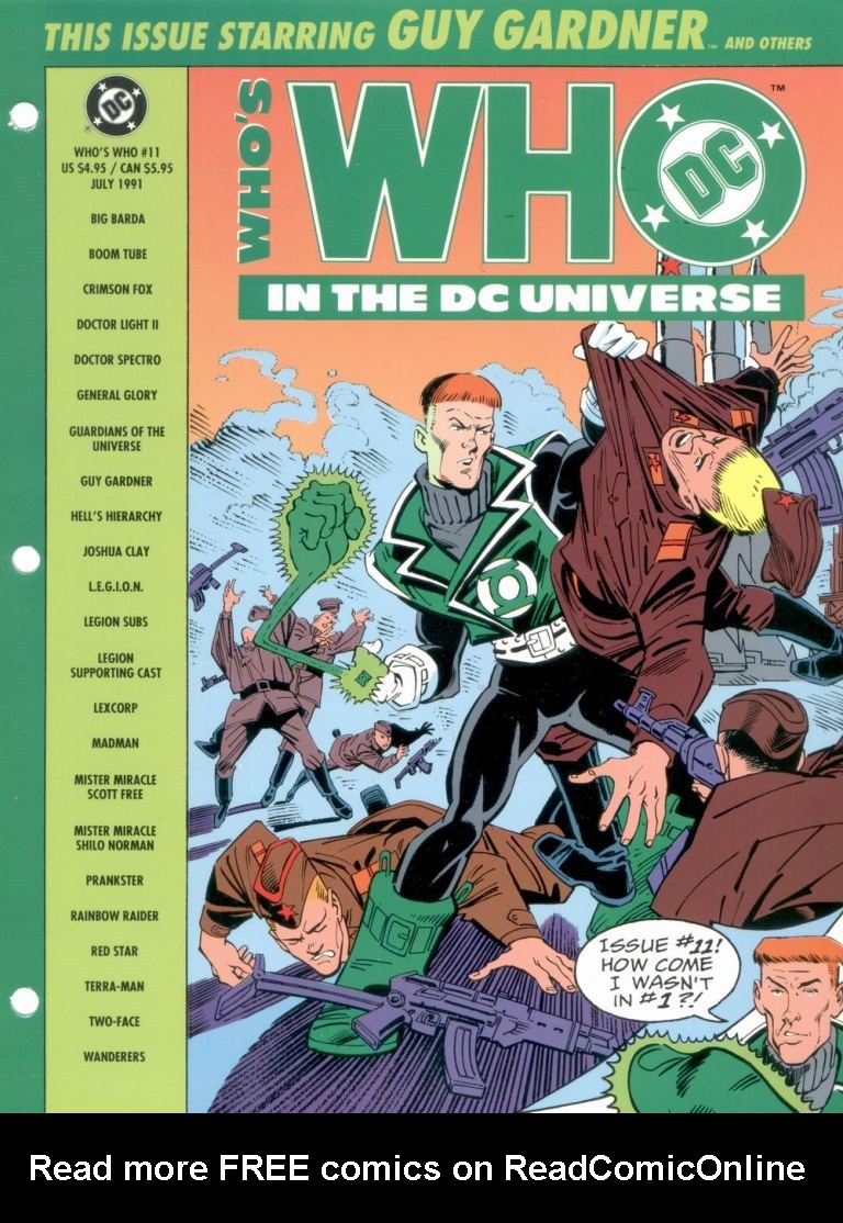 Who's Who in the DC Universe Issue #11 - Page 1