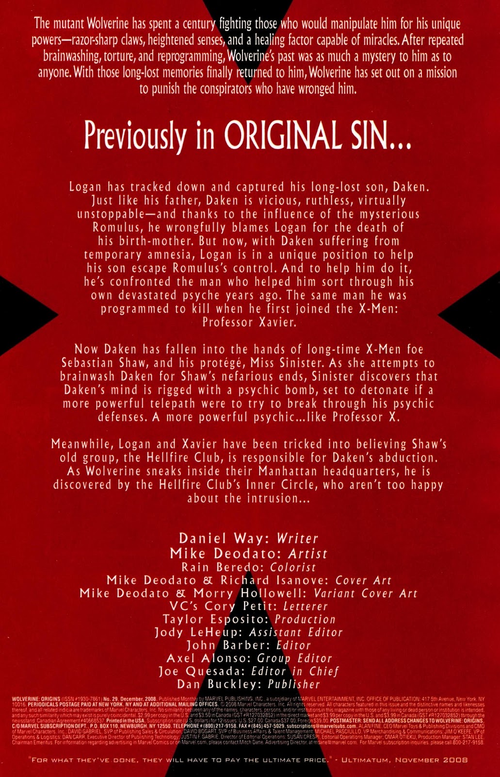 Wolverine: Origins Issue #29 - Page 2