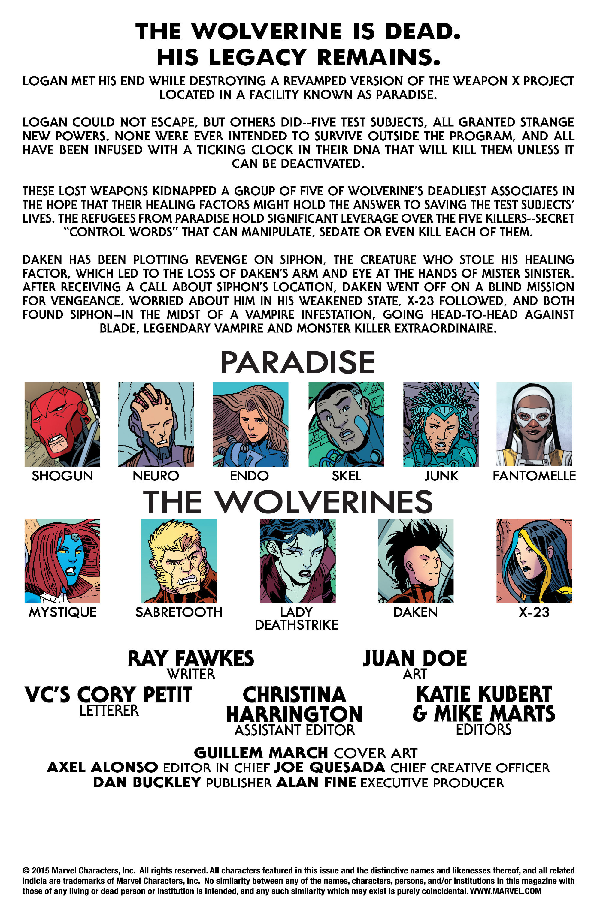 Wolverines Issue #15 - Page 2