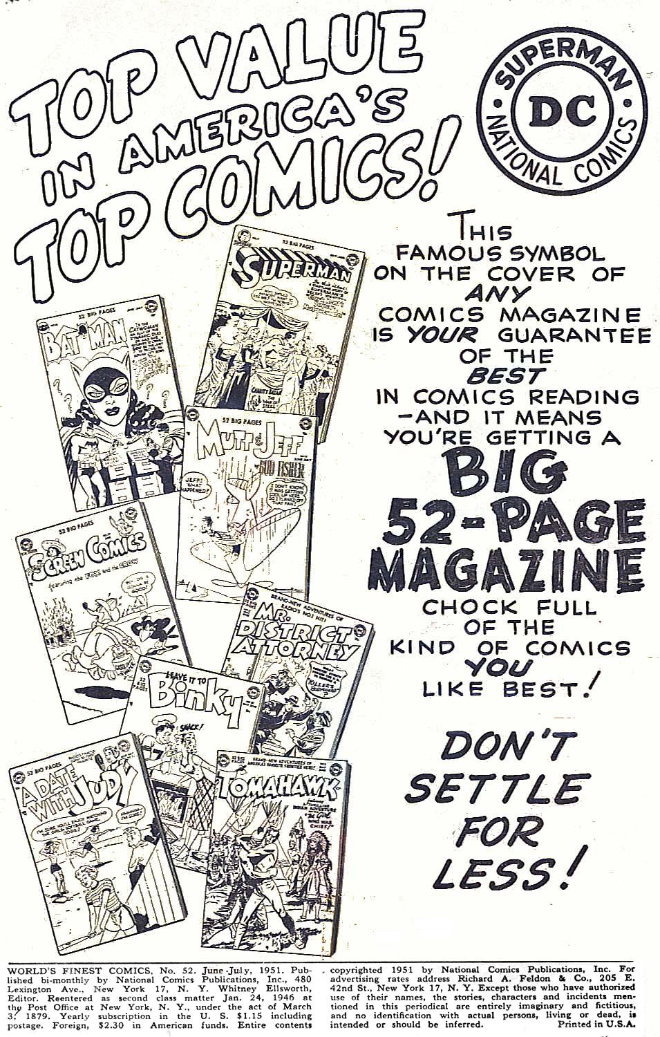 World's Finest Comics Issue #52 - Page 2