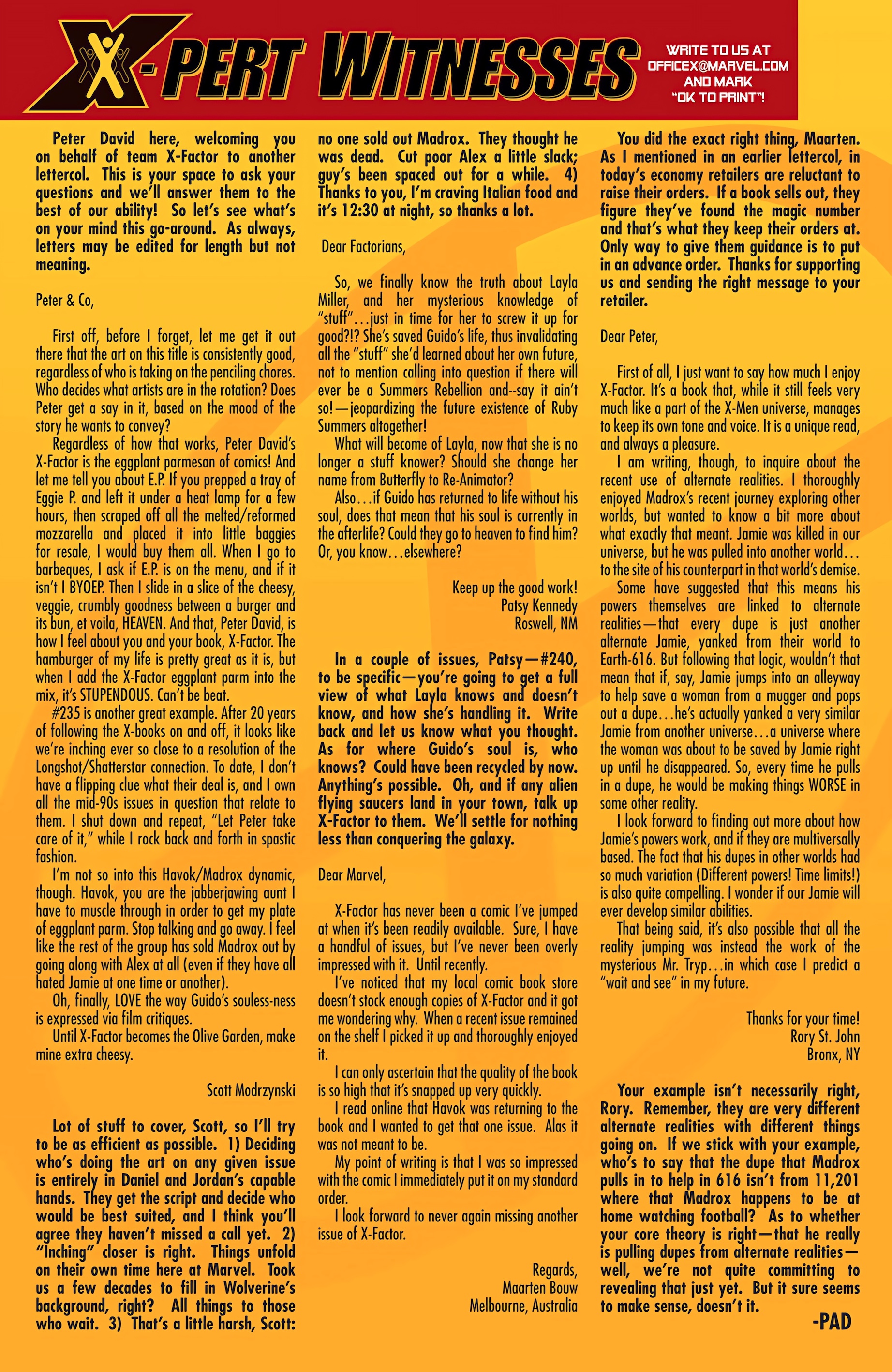 X-Factor By Peter David Omnibus TPB 4 (Part 3) - Page 1