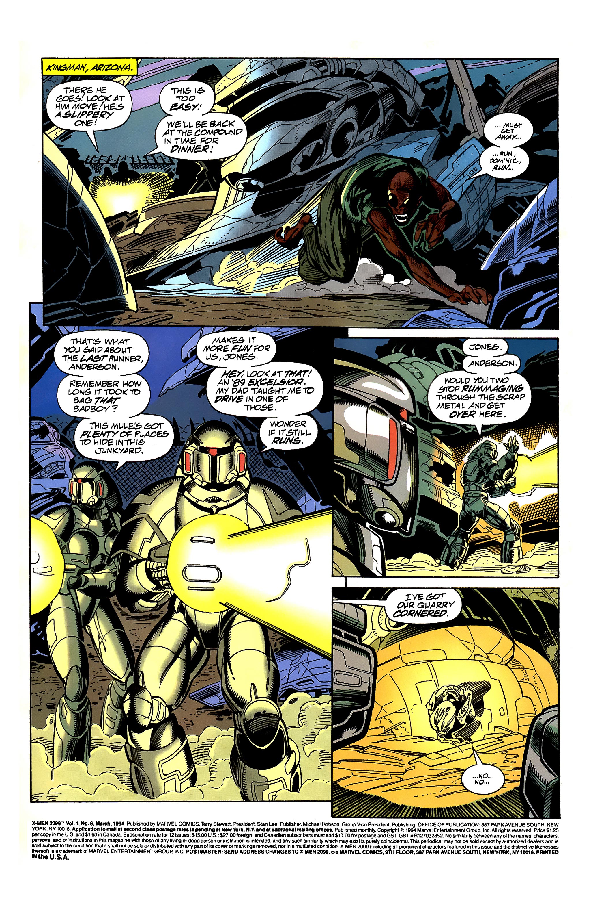 X-Men 2099 Issue #6 - Page 2