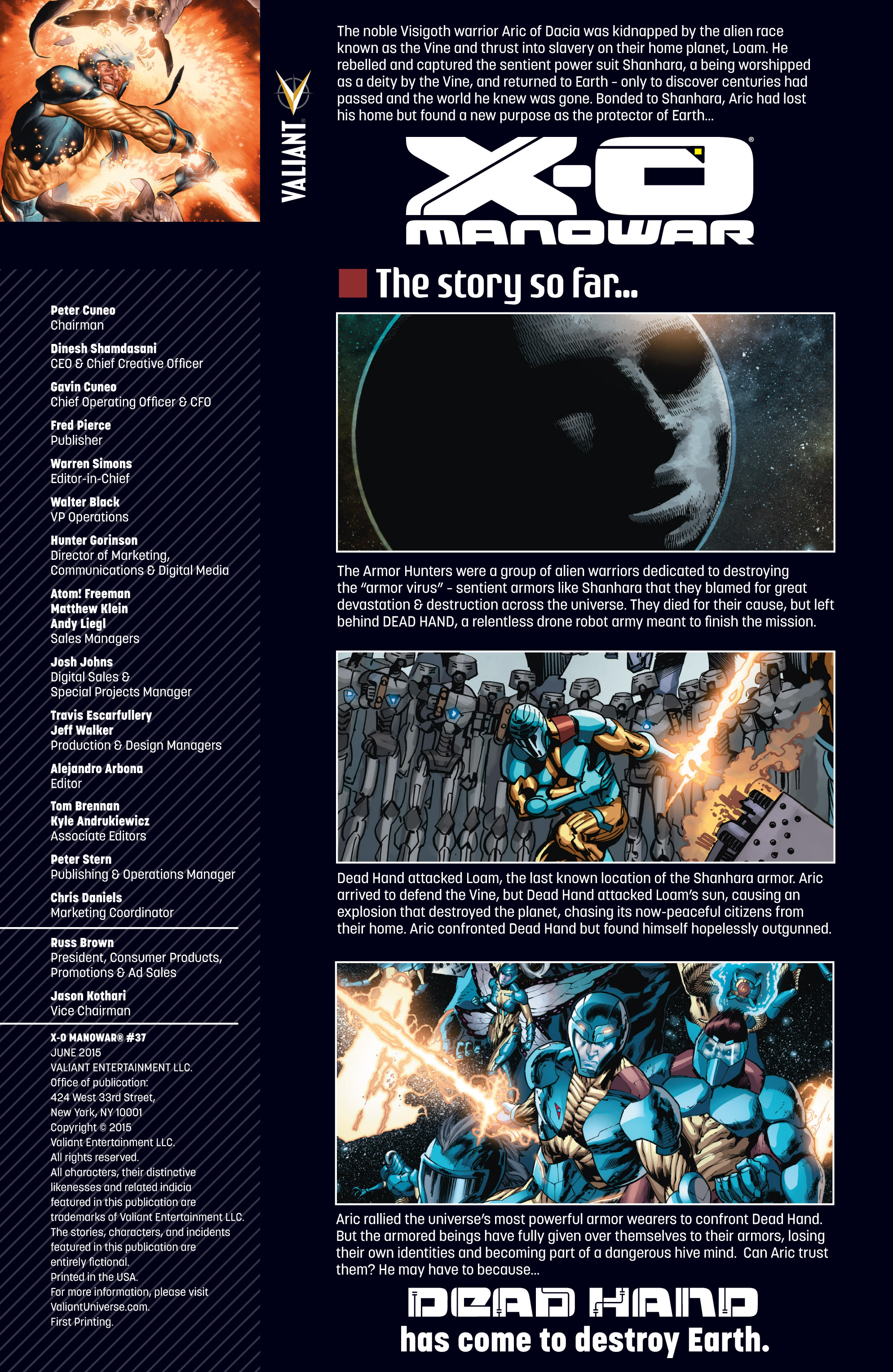 X-O Manowar (2012) Issue #37 - Page 2