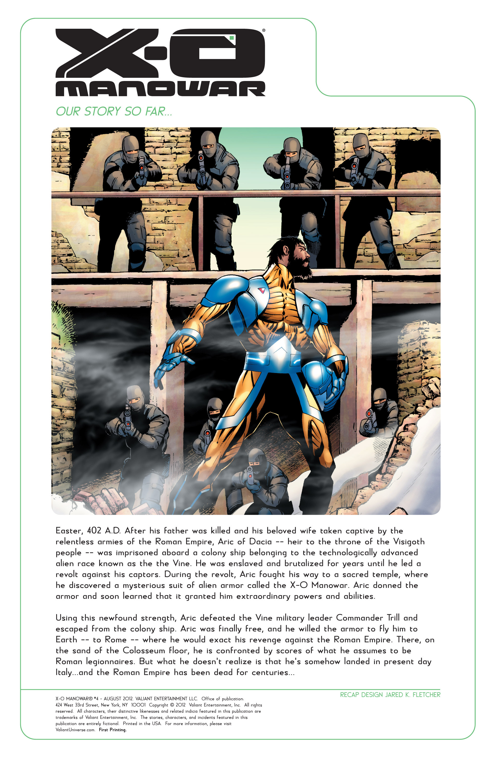 X-O Manowar (2012) Issue #4 - Page 2