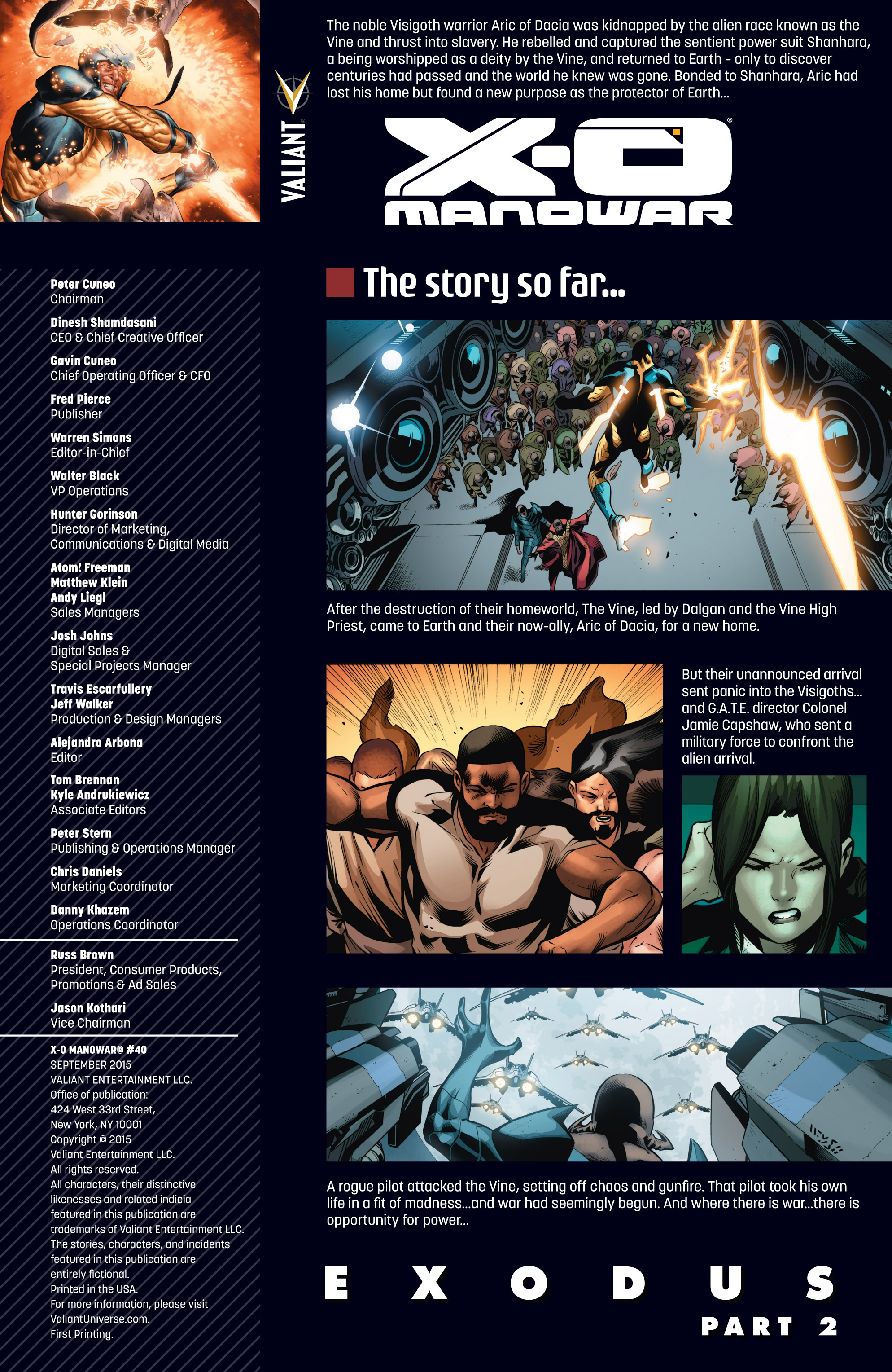 X-O Manowar (2012) Issue #40 - Page 2