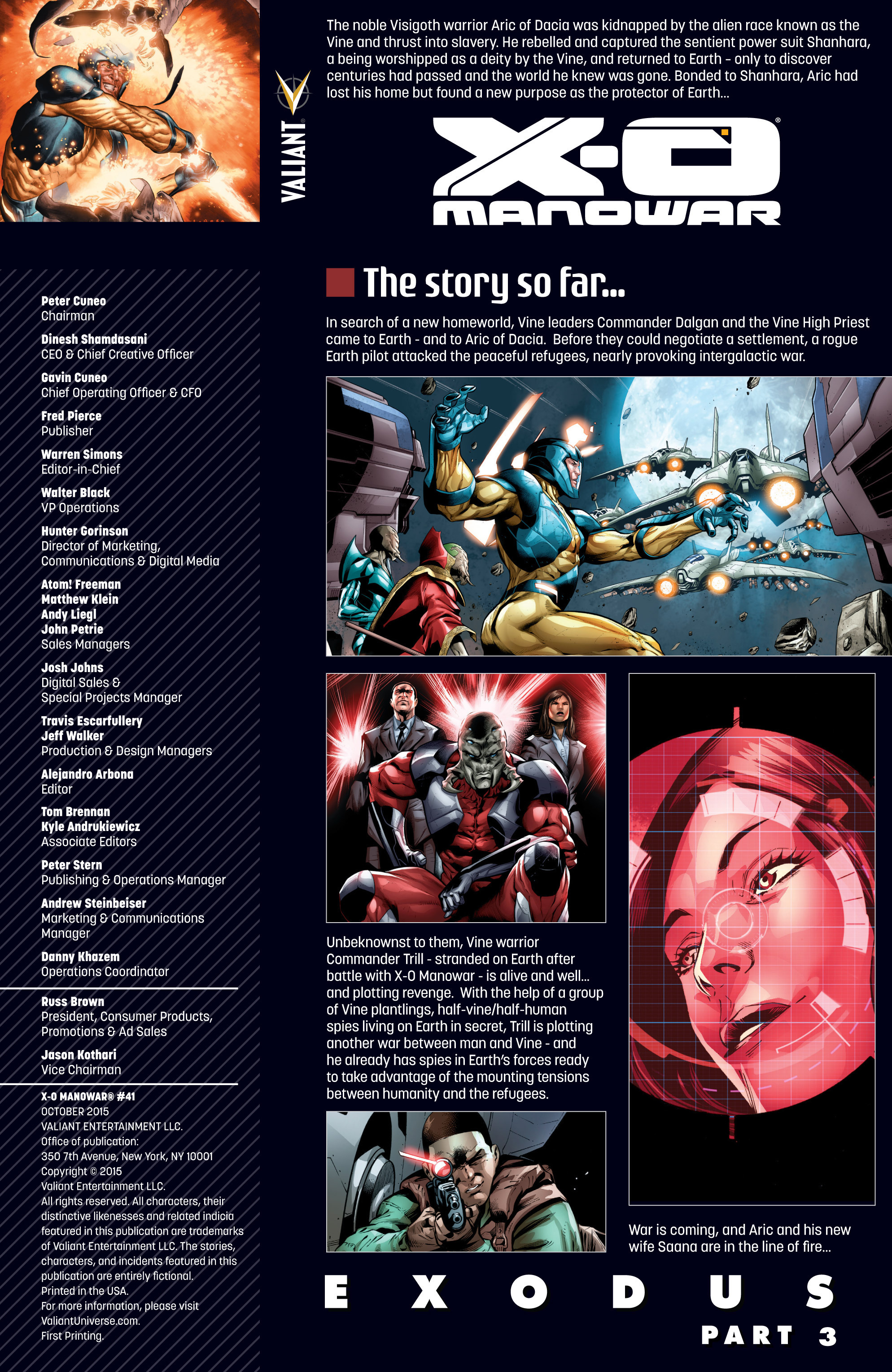 X-O Manowar (2012) Issue #41 - Page 2