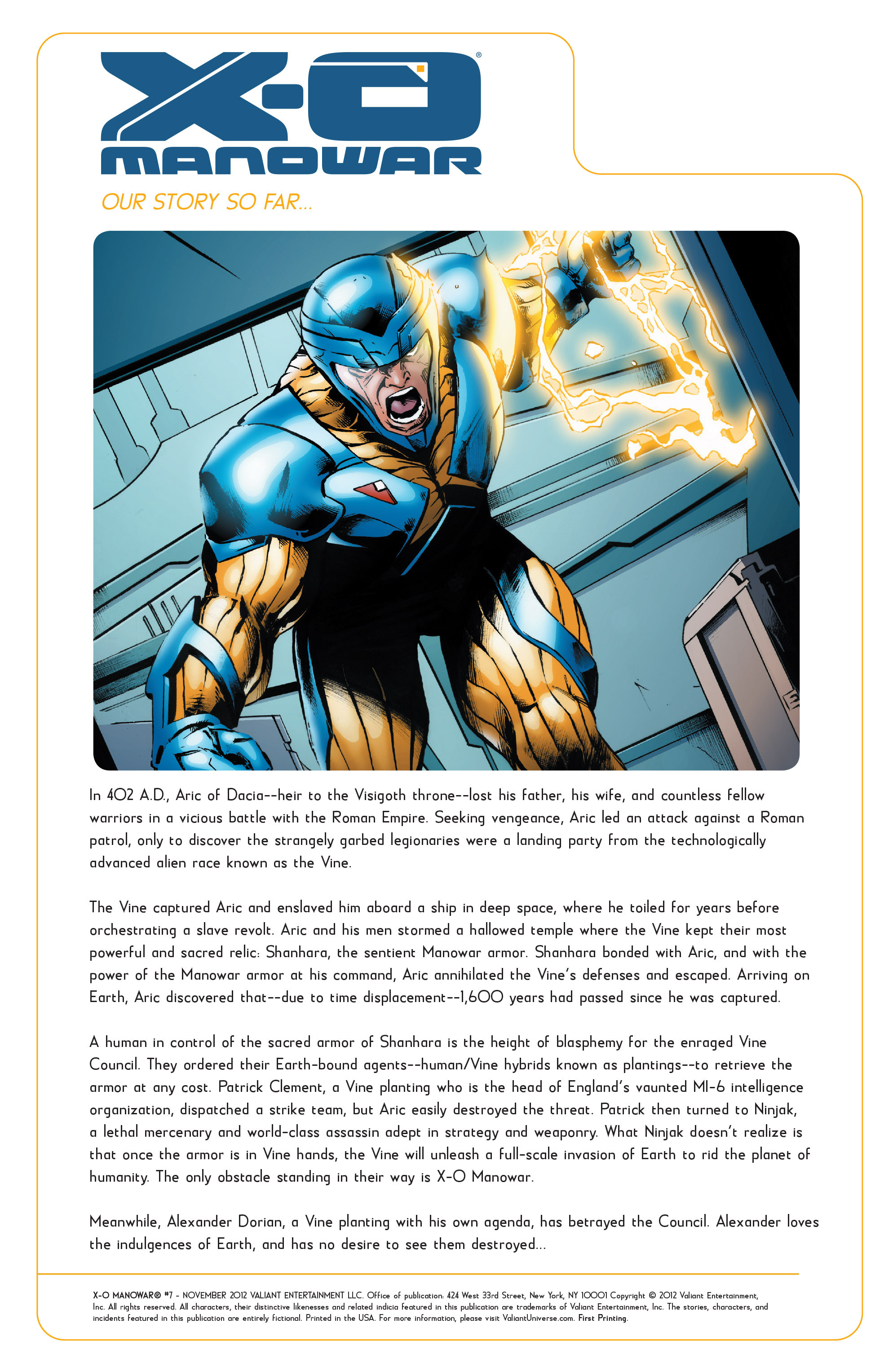 X-O Manowar (2012) Issue #7 - Page 2