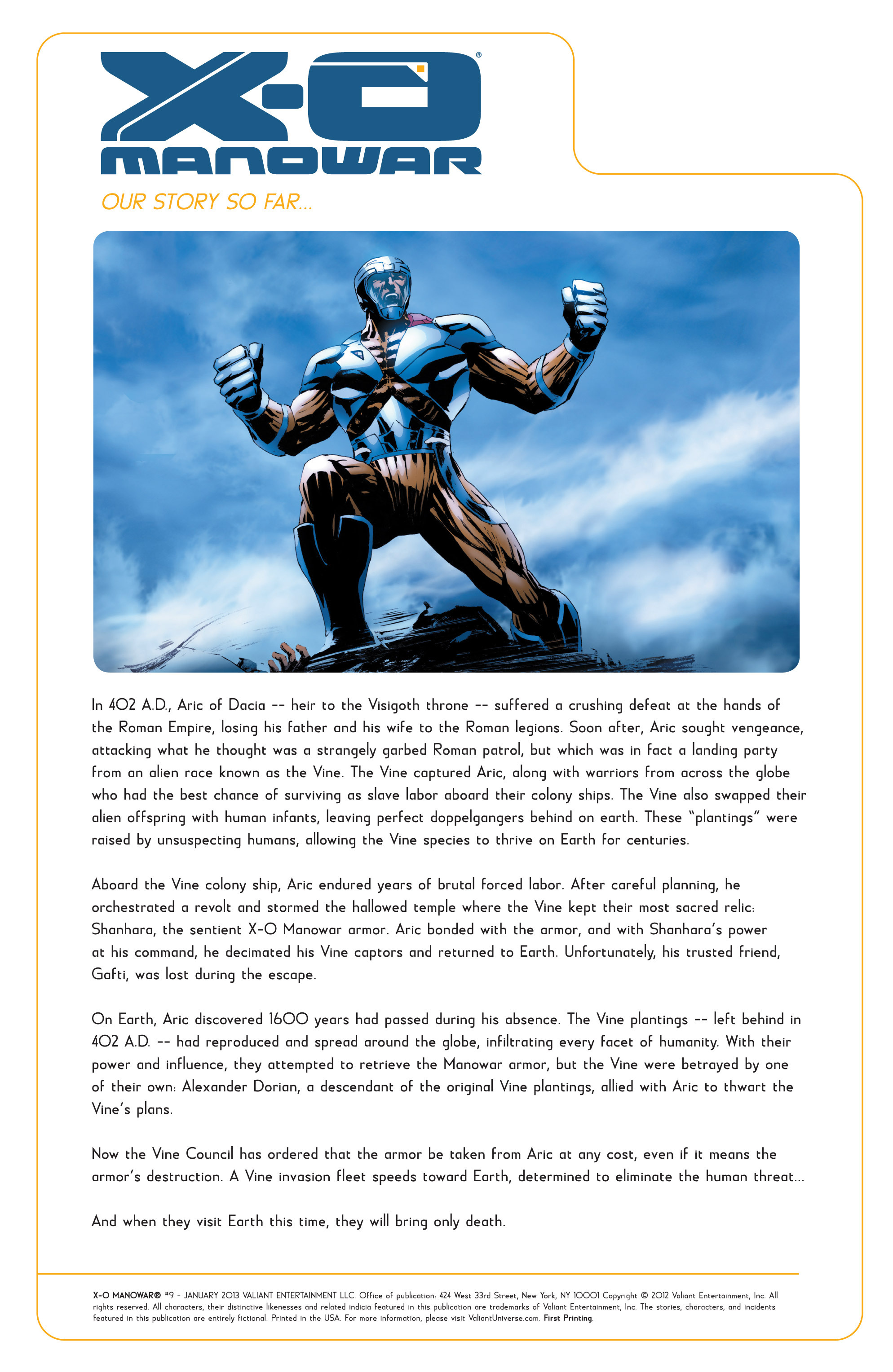 X-O Manowar (2012) Issue #9 - Page 2