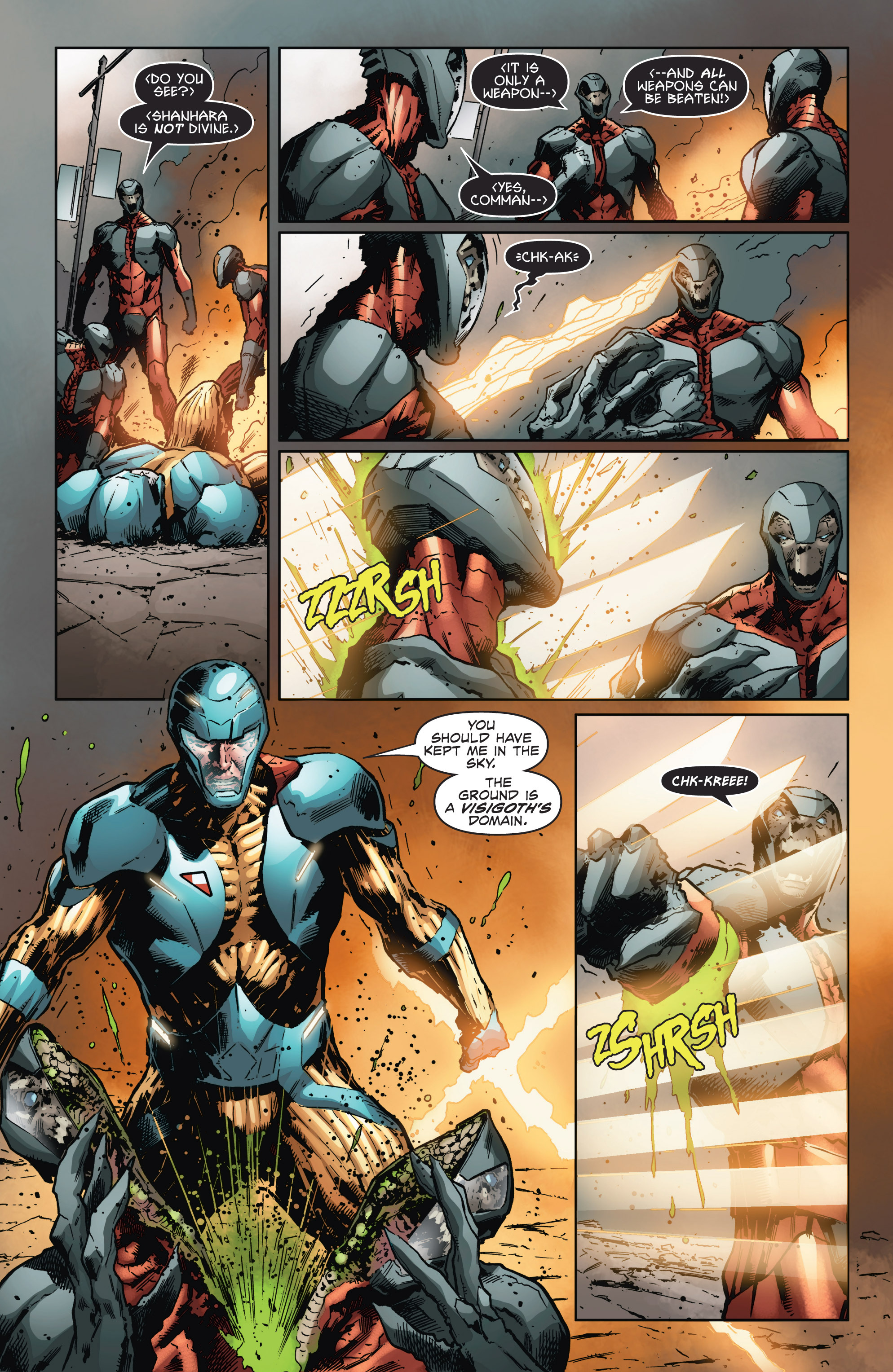 X-O Manowar (2012) Issue #9 - Page 22