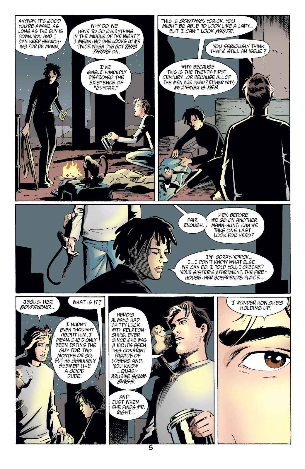 Y: The Last Man (2002) Issue #5 - Page 6