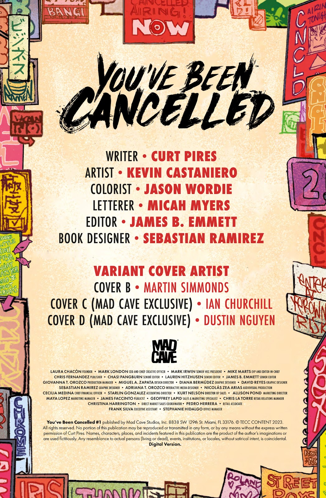You've Been Cancelled Issue #1 - Page 2