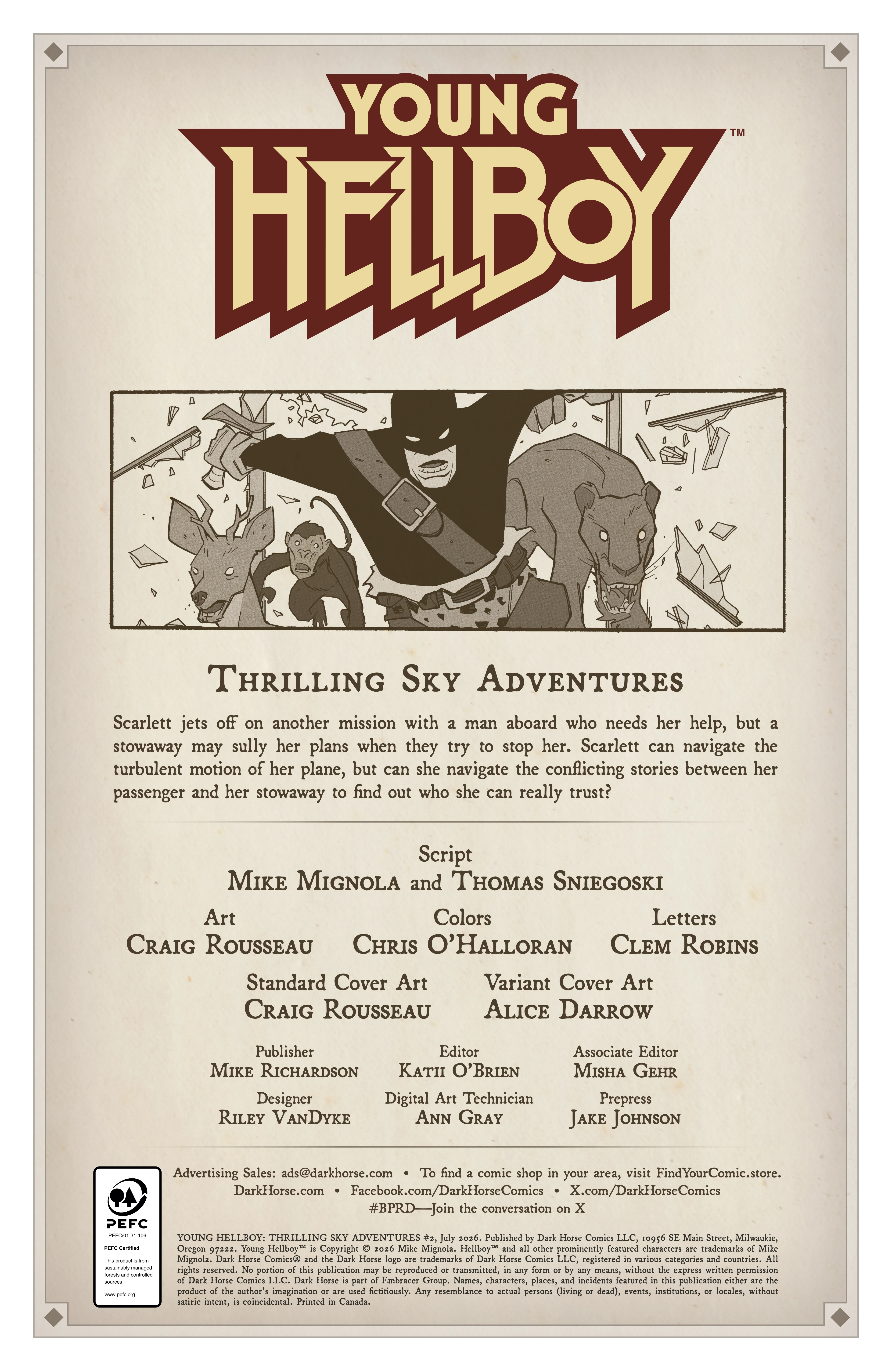 Young Hellboy: Thrilling Sky Adventures Issue #2 - Page 2