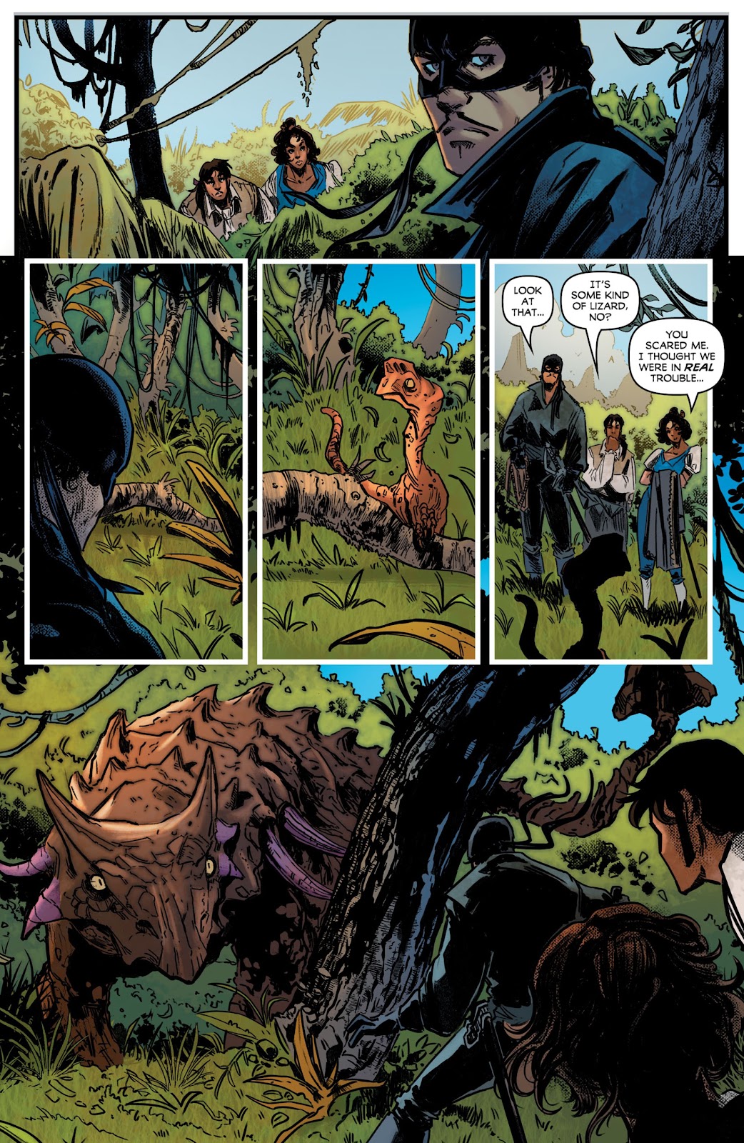 Zorro in the Land That Time Forgot Issue #2 - Page 18